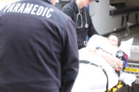 WVSM om patient in ambulance